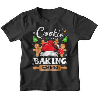 Cookie Baking Crew Christmas Funny Gingerbread Girls V4 Youth T-shirt - Thegiftio UK