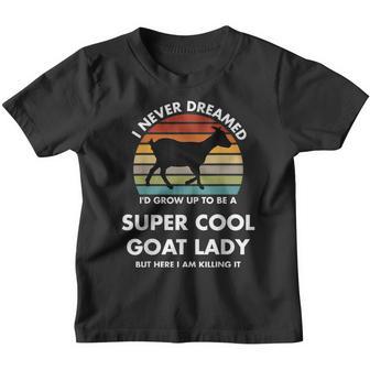 Cool Goats For Women Girls Goat Whisperer Pygmy Goat Animal Youth T-shirt - Thegiftio UK