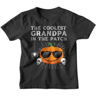 Coolest Grandpa In The Patch Halloween Costume Party Mens Youth T-shirt - Thegiftio UK