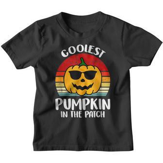 Coolest Pumpkin In The Patch Halloween Costume V2 Youth T-shirt - Thegiftio UK