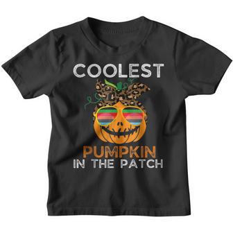 Coolest Pumpkin In The Patch Halloween Girls Women Youth T-shirt - Thegiftio UK