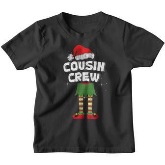 Cousin Crew Elf Matching Group Christmas Family Kids Pajama V5 Youth T-shirt - Thegiftio UK
