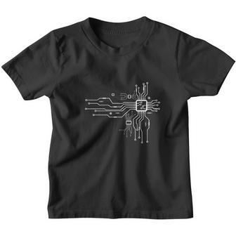 Cpu Heart Chipset Board Electrical Electronic Engineer Youth T-shirt - Thegiftio UK