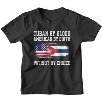 Cuban By Blood American By Birth Patriot By Choice Tshirt Youth T-shirt - Thegiftio UK