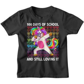 Cute 100 Days Of School And Still Loving It Hearts 100Th Day Youth T-shirt - Seseable