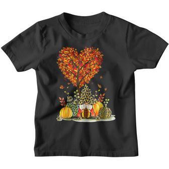 Cute Gnomes Pumpkin Fall Season Autumn Happy Thanksgiving V3 Youth T-shirt - Thegiftio UK