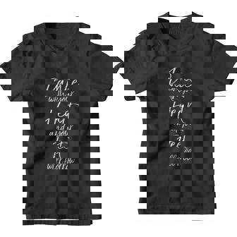 Cute Quote Dance With Your Heart And Your Feet Will Follow Youth T-shirt - Thegiftio