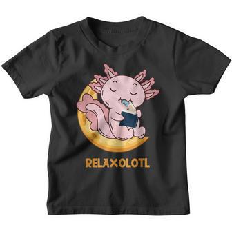 Cute Relaxolotl Axolotl Lover Mexican Salamander Gift Youth T-shirt - Thegiftio UK
