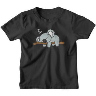 Cute Sleeping Koala Bear Cool Gift For Animal Lovers V2 Youth T-shirt - Thegiftio UK
