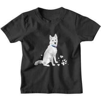 Cute White Siberian Husky Sweet White Snow Dog Youth T-shirt - Thegiftio UK