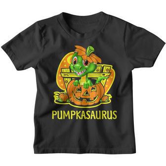 Cutest T-Rex Pumpkasaurus Halloween Pumpkin Dinosaur Youth T-shirt - Thegiftio UK
