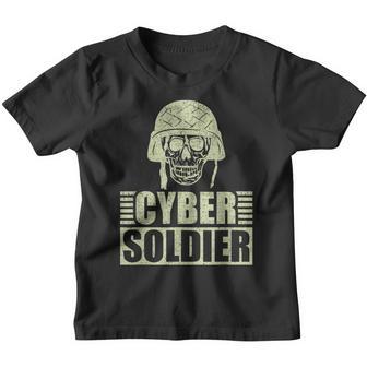 Cyber Soldier Cyber Security V2 Youth T-shirt - Thegiftio UK