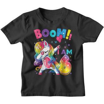 Dabbing Birthday 6 Years Old Birthday Outfit Girls Youth T-shirt - Thegiftio UK