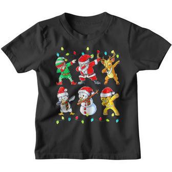 Dabbing Christmas Ugly Xmas Sweater Santa Dab Squad Kids Boy V3 Youth T-shirt - Thegiftio UK