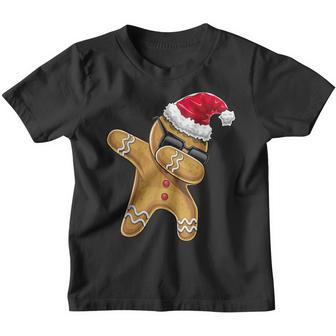 Dabbing Gingerbread Man Christmas Baking V2 Youth T-shirt - Thegiftio UK