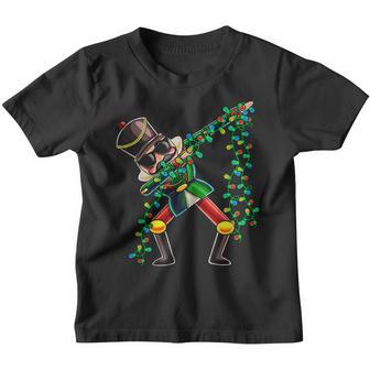 Dabbing Nutcracker Gifts Funny Christmas Lights Boys Kids Youth T-shirt - Thegiftio UK