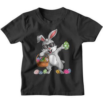 Dabbing Rabbit Easter Day Eggs Dab Boys Girls Kid Gift Bunny Youth T-shirt | Mazezy