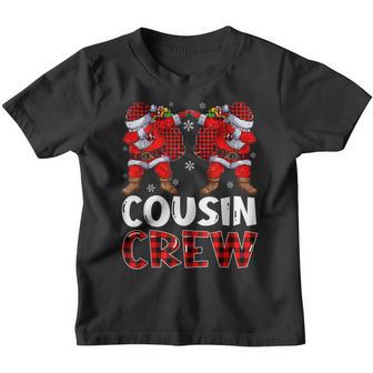 Dabbing Santa Claus Christmas Boys Men Funny Cousin Crew Youth T-shirt - Thegiftio UK
