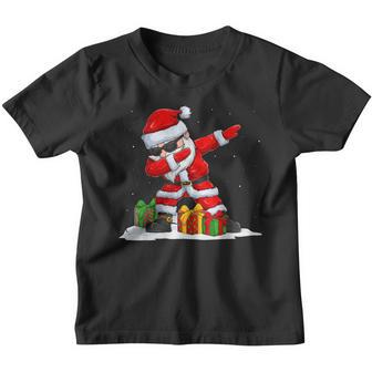 Dabbing Santa Claus Christmas Boys Men Funny Xmas Dab Dance V3 Youth T-shirt - Thegiftio UK