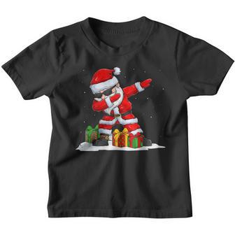 Dabbing Santa Claus Dab Dance Xmas Pajama Merry Christmas V3 Youth T-shirt - Thegiftio UK