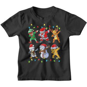 Dabbing Santa Elf Friends Christmas Boys Girls Men Dab Xmas Youth T-shirt - Thegiftio UK