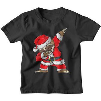 Dabbing Santa Sloth Merry Slothmas Christmas Kids Pajama V4 Youth T-shirt - Thegiftio UK
