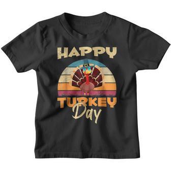 Dabbing Turkey Happy Thanksgiving Day Gifts Family Funny Youth T-shirt - Thegiftio UK