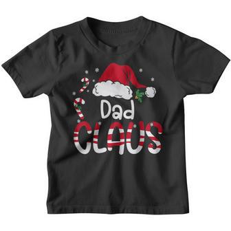 Dad Claus Christmas Dad Santa Family Matching Pjs V2 Youth T-shirt - Thegiftio UK