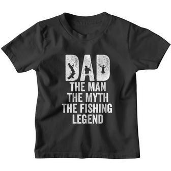 Dad Fishing Dad The Man The Myth The Fishing Legend V2 Youth T-shirt - Monsterry DE