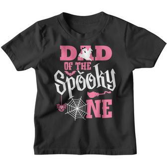 Dad Halloween 1St Birthday Matching Family Spooky One Girl Youth T-shirt - Thegiftio UK