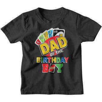 Dad Of The Birthday Boy Uno Daddy Papa Father 1St Bday Youth T-shirt - Thegiftio UK