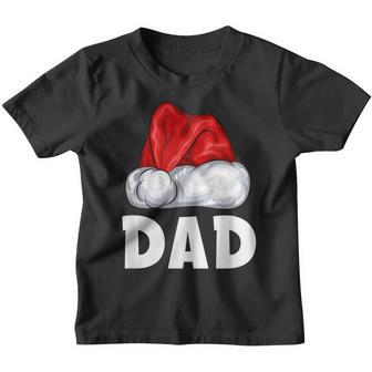 Dad Santa Hat Funny Christmas Pajama Matching Family Gifts Youth T-shirt - Thegiftio UK