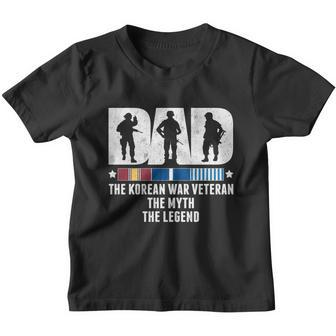Dad The Korean War Veteran The Myth The Legend Gift Youth T-shirt - Monsterry UK