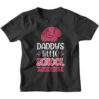 Daddys Little School Psychologist Youth T-shirt - Thegiftio UK