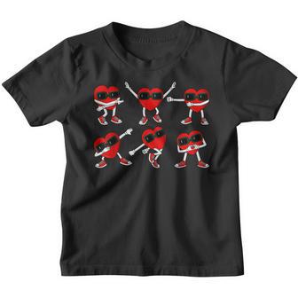Dancing Hearts Dance Challenge Valentines Day Boys Girl Kids Youth T-shirt - Thegiftio UK