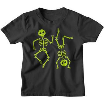 Dancing Skeletons Halloween For Boy Girl Youth Toddler V6 Youth T-shirt - Thegiftio UK