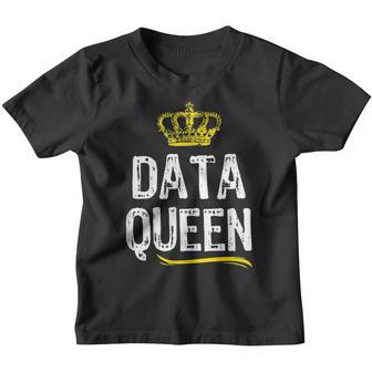 Data Queen Women Girls Science Analyst Engineer Funny Gift Youth T-shirt - Thegiftio UK