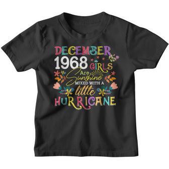 December 1968 Girls Are Sunshine Funny 54 Years Old Birthday Youth T-shirt - Thegiftio UK