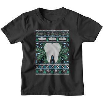 Dental Hygienist Ugly Christmas Cool Gift Funny Holiday Cool Gift Youth T-shirt - Monsterry DE