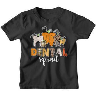 Dental Squad Happy Halloween Funny Spooky Dental Dentist Youth T-shirt - Thegiftio UK