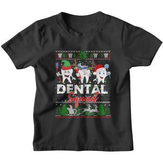 Dental Squad Teeth Santa Reindeer Ugly Christmas Sweater Great Gift Youth T-shirt - Monsterry UK