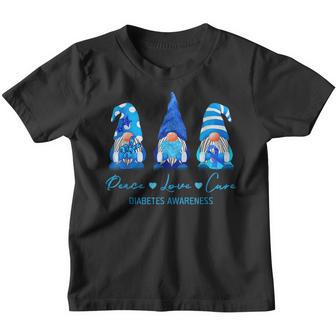 Diabetes Awareness Women Kids In November We Wear Blue V2 Youth T-shirt - Thegiftio UK