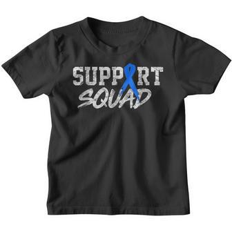 Diabetes Cancer Awareness Month Support Squad Blue Diabetes Youth T-shirt - Thegiftio UK