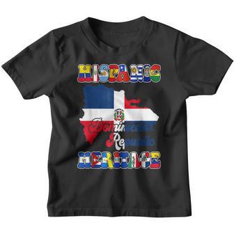 Dominican Republic Flag Hispanic Heritage Month Dominicana Youth T-shirt - Thegiftio UK