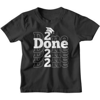 Done Class Of 2022 Graduate Graduation Senior 22 Youth T-shirt - Thegiftio UK