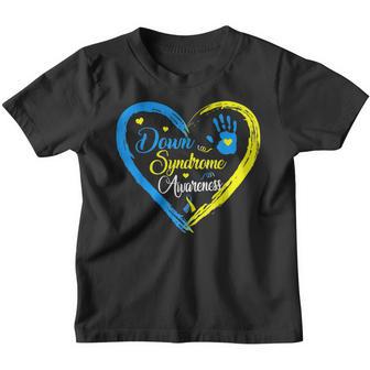 Down Syndrome Mom Awareness Trisomy 21 Blue Ribbon Youth T-shirt - Thegiftio UK