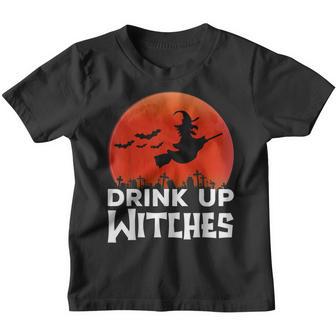 Drink Up Witches Funny Witch Halloween Costume For Women V5 Youth T-shirt - Thegiftio UK