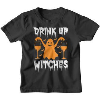 Drink Up Witches Halloween V14 Youth T-shirt - Thegiftio UK