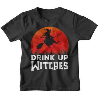 Drink Up Witches Scary Halloween Costumes For Women 2022 V4 Youth T-shirt - Thegiftio UK