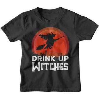 Drink Up Witches Scary Halloween Costumes For Women 2022 V5 Youth T-shirt - Thegiftio UK